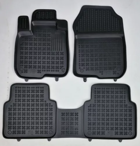 Rezaw černé gumové autokoberce HONDA CR-V V/CR-V V Hybrid SUV 5/7 osobní (3 řady sedadel skládací