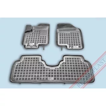   Rezaw černé gumové autokoberce Kia VENGA Minivan 2009-2017 (201007)