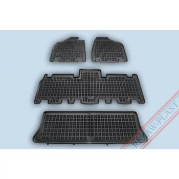   Rezaw černé gumové autokoberce Kia CARNIVAL II 7 místné 2005 - 2014