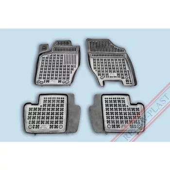   Rezaw černé gumové autokoberce PEUGEOT 307 SW/Hatchback/kombi s hasicími přístroji v podložce pro cestující