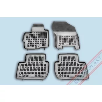   Rezaw černé gumové autokoberce CITROEN C-CROSSER SUV s výřezem pro hasicí přístroj v podlaze