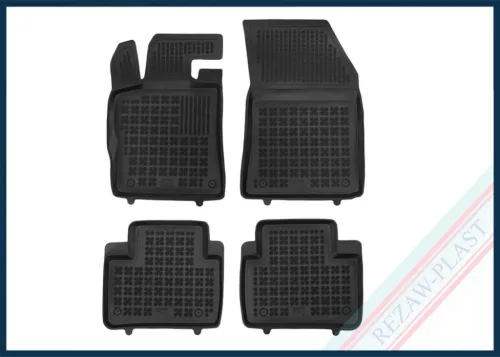 Rezaw černé gumové autokoberce CITROEN C5 X pro všechny modely 2021 -