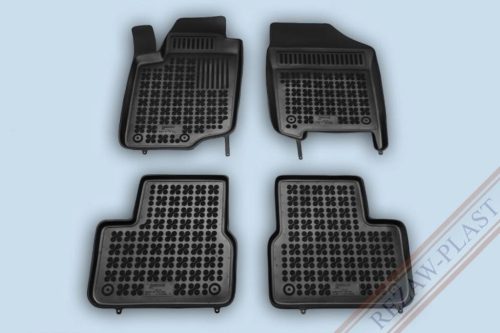 Rezaw černé gumové autokoberce PEUGEOT 207 Hatchback/kombi az utasszőnyegben lévő tűzoltó készülék