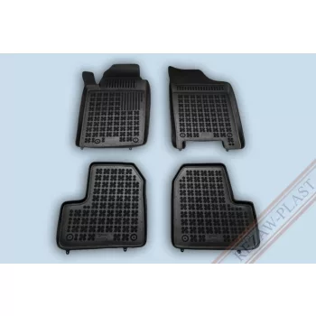   Rezaw černé gumové autokoberce PEUGEOT 206 1998 - 2012, 206+ 2009 - 2012 s hasicí přístrojem (201305)