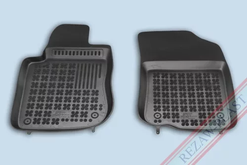 Rezaw černé gumové autokoberce PEUGEOT 208 I Van - vpředu 2012 - 2019 (201310P)