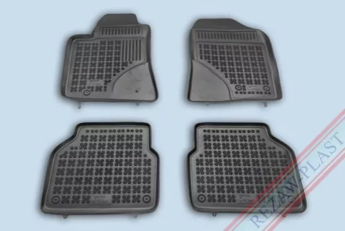 Rezaw černé gumové autokoberce TOYOTA AVENSIS II hatchback/sedan/kombi 2003-2009 (201404)