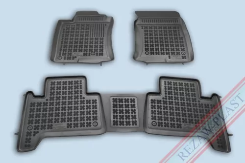 Rezaw černé gumové autokoberce TOYOTA Land CRUISER J120 SUV 2002-2009 (201410)