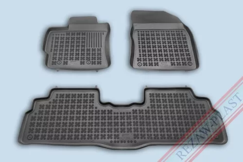 Rezaw černé gumové autokoberce TOYOTA VERSO Minivan 2009-2018 (201412)