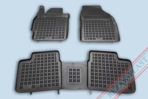 Rezaw černé gumové autokoberce TOYOTA Corolla XI (E160) sedan 2012-2018 (201426)