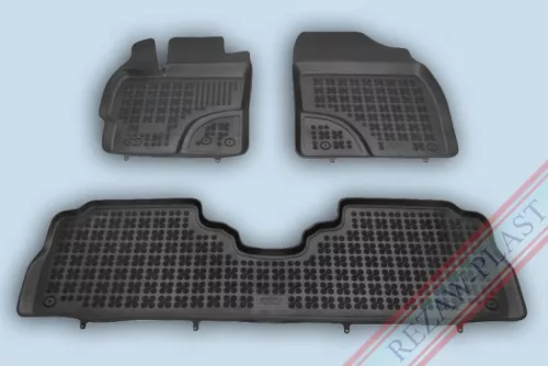 Rezaw černé gumové autokoberce TOYOTA PRIUS+ Liftback 2012-2015 (201428)