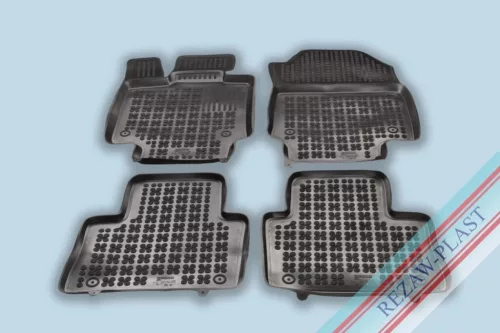 Rezaw černé gumové autokoberce TOYOTA RAV 4 V SUV hybrid vhodné také 2018-tól (201435