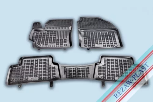 Rezaw černé gumové autokoberce TOYOTA Corolla XII (E210) hatchback minden modell hybriddel 2018-tól