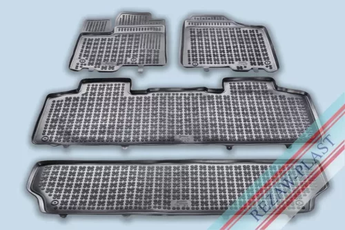 Rezawplast s vysokým okrajem Gumové autokoberce /hótálca TOYOTA SIENNA III 2010-2020
