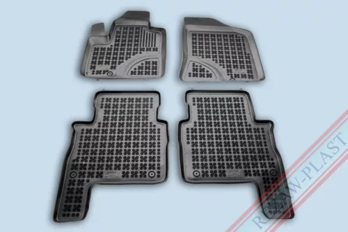 Rezaw černé gumové autokoberce HYUNDAI SANTA FE II SUV 2006-2012 (201606)