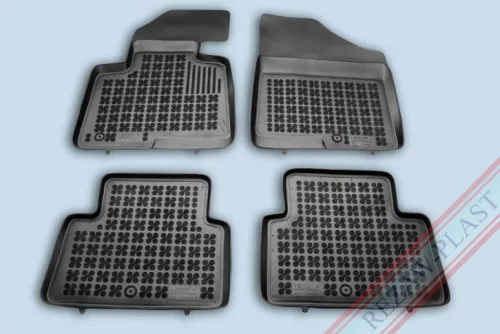 Rezaw černé gumové autokoberce HYUNDAI SANTA FE III SUV 2012-2018 (201614)