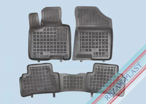 Rezaw černé gumové autokoberce HYUNDAI TUCSON III 2018 - 2020, TUCSON IV 2020 -, Kia Sportage V 2021 -