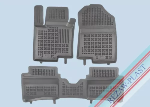 Rezaw černé gumové autokoberce HYUNDAI BAYON 2021 -