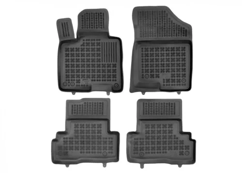 Rezaw černé gumové autokoberce HYUNDAI TUCSON IV 2020 -hybrid (HEV), plug-in hybrid (PheV)