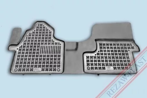 Rezaw černé Gumové autokoberce MERCEDES SPRINTER II 06 - 18, SPRINTER III 18 -, VW Crafter I 06-16