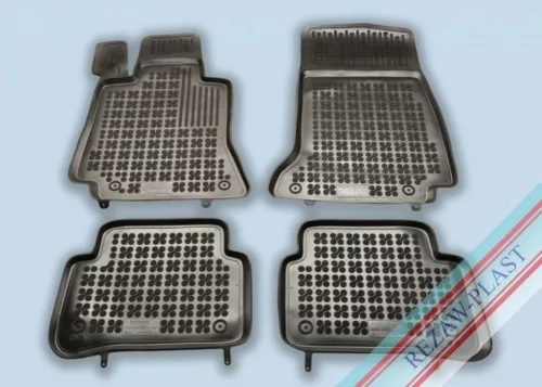 Rezaw černé gumové autokoberce MERCEDES E-KLASA W213 sedan/kombi/Cabrio 2016-tól (201723)