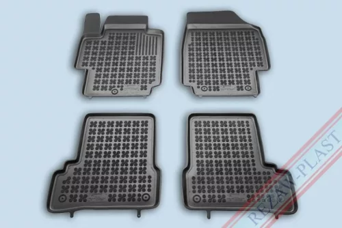 Rezaw černé gumové autokoberce NISSAN MICRA III K12 Hatchback facelift po 2007-2010 (201801)