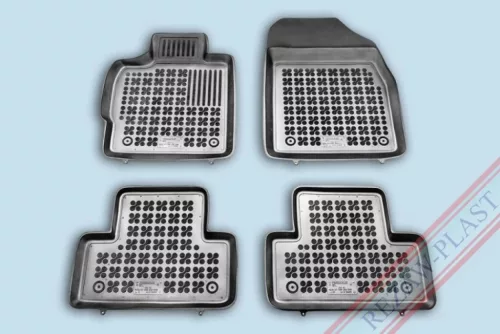 Rezaw černé gumové autokoberce NISSAN TIIDA Hatchback/sedan 2004-2012 (201805)