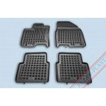   Rezaw černé gumové autokoberce NISSAN QASHQAI+2 I Crossover 2008-2013 (201809)