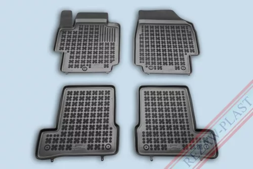 Rezaw černé gumové autokoberce NISSAN MICRA III K12 Hatchback facelift před 2002-2007 (201810)