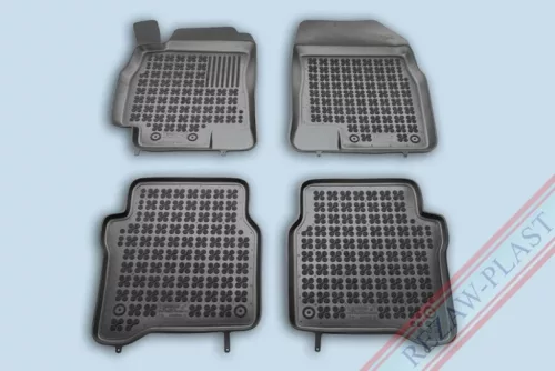 Rezaw černé gumové autokoberce NISSAN PRIMERA III P12 sedan/Hatchback/kombi 2002-2007 (201812)