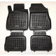 Rezaw černé gumové autokoberce NISSAN MICRA V K14 Hatchback 2016-tól (201822)