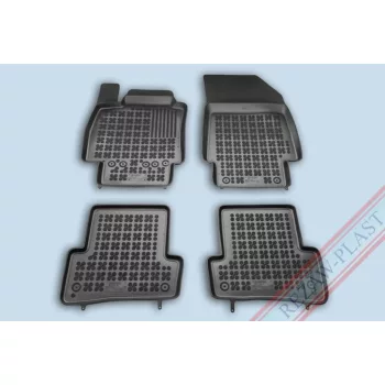   Rezaw černé gumové autokoberce RENAULT CAPTUR I 13 - 19, Clio III 2005 - 2012, Clio IV 2012 - 19