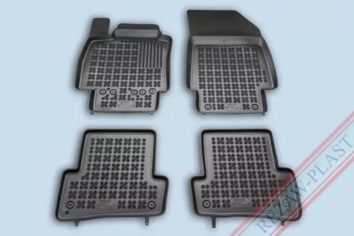 Rezaw černé gumové autokoberce RENAULT CAPTUR I 13 - 19, Clio III 2005 - 2012, Clio IV 2012 - 19