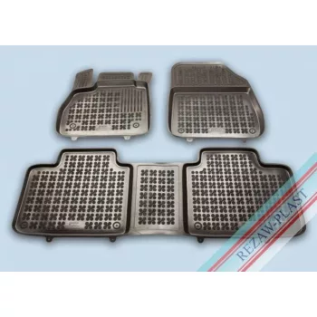   Rezaw černé gumové autokoberce RENAULT ESPACE V Van 2014- z (201922)