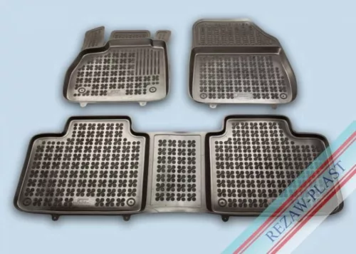 Rezaw černé gumové autokoberce RENAULT ESPACE V Van 2014- z (201922)