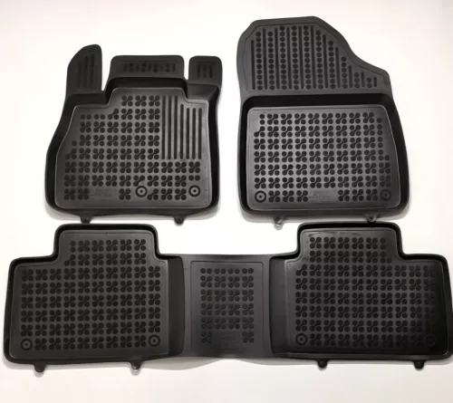 Rezaw černé gumové autokoberce RENAULT Grand Scenic minivan 2016-2021