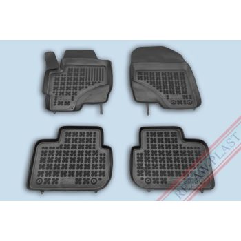   Rezaw černé gumové autokoberce MITSUBISHI COLT VI Hatchback 5-dveřový, upravený 2009-2012 (202301