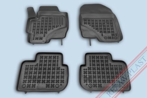 Rezaw černé gumové autokoberce MITSUBISHI COLT VI Hatchback 5-dveřový, upravený 2009-2012 (202301