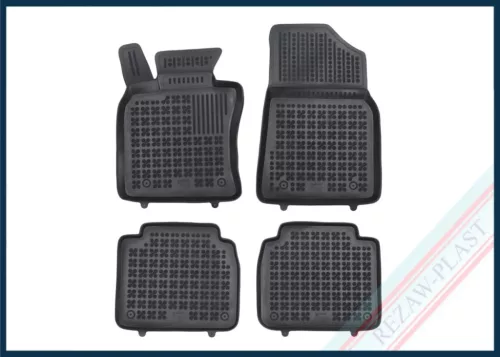 Rezaw černé gumové autokoberce Lexus ES VII 2018 -(také hybrid)