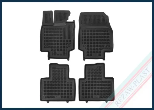 Rezaw černé gumové autokoberce Lexus RX V (AL30) pro všechny modely 2022 -