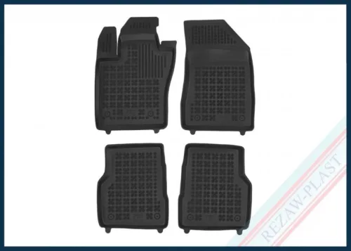 Rezaw černé gumové autokoberce Alfa Romeo TONALE Plug - in Hybrid (PHEV), Mild Hybrid (MHEV) 2022 -