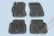Rezaw černé gumové autokoberce Subaru FORESTER III Crossover 2008-2013 (202701)