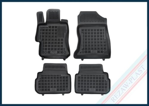 Rezaw černé gumové autokoberce Subaru XV II Crossover 2017-tól (202708)