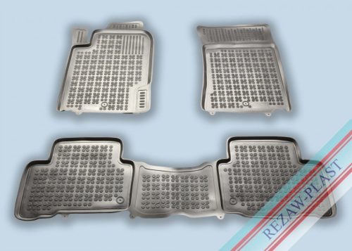 Rezaw černé gumové autokoberce SsangYong REXTON W III SUV 2013-tól (203001)