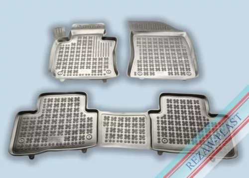 Rezaw černé gumové autokoberce SsangYong TIVOLI Crossover 2015-tól (203002)