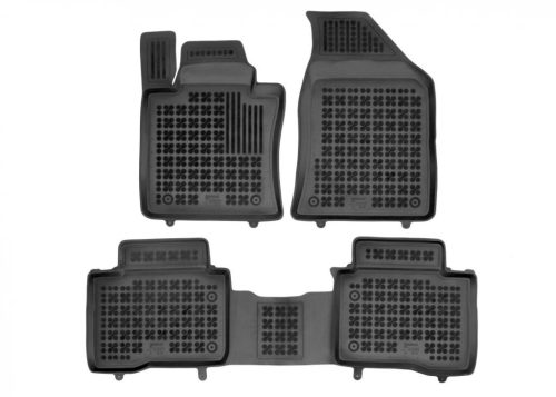 Rezaw černé gumové autokoberce SsangYong KORANDO IV Crossover 2019-tól (203005)