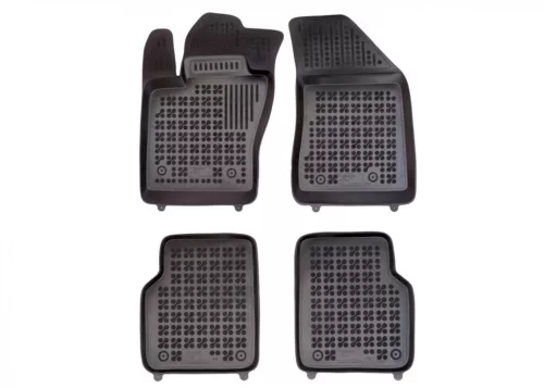 Rezaw černé gumové autokoberce Jeep COMPASS II (MP/552) SUV 2017-tól (203108)