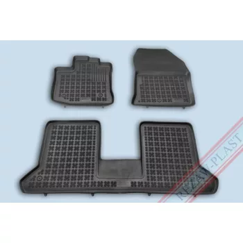   Rezaw černé gumové autokoberce Dacia DOKKER kombi 2012-tól (203405)