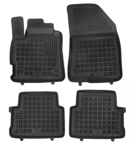 Rezaw černé gumové autokoberce Dacia JOGGER 5 míst verzia 2021 -