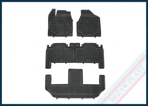 Rezawplast s vysokým okrajem Gumové autokoberce /hótálca Chrysler Pacifica II 2017-