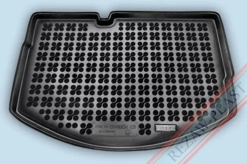 Rezaw černé guma Gumová vana do kufru CITROEN C3 II 2009-2016 (230130)